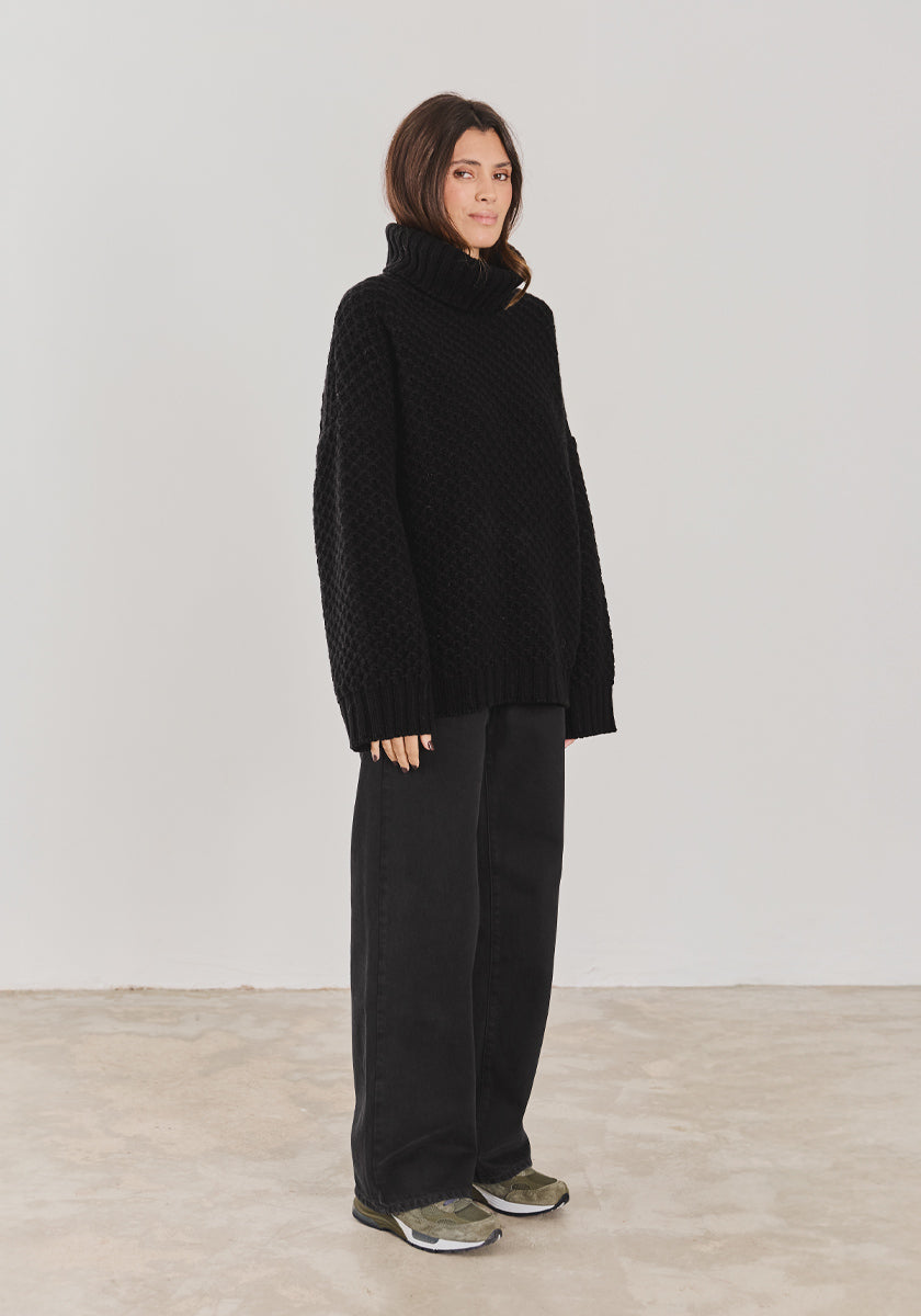 Pull JACINTO Black waffle