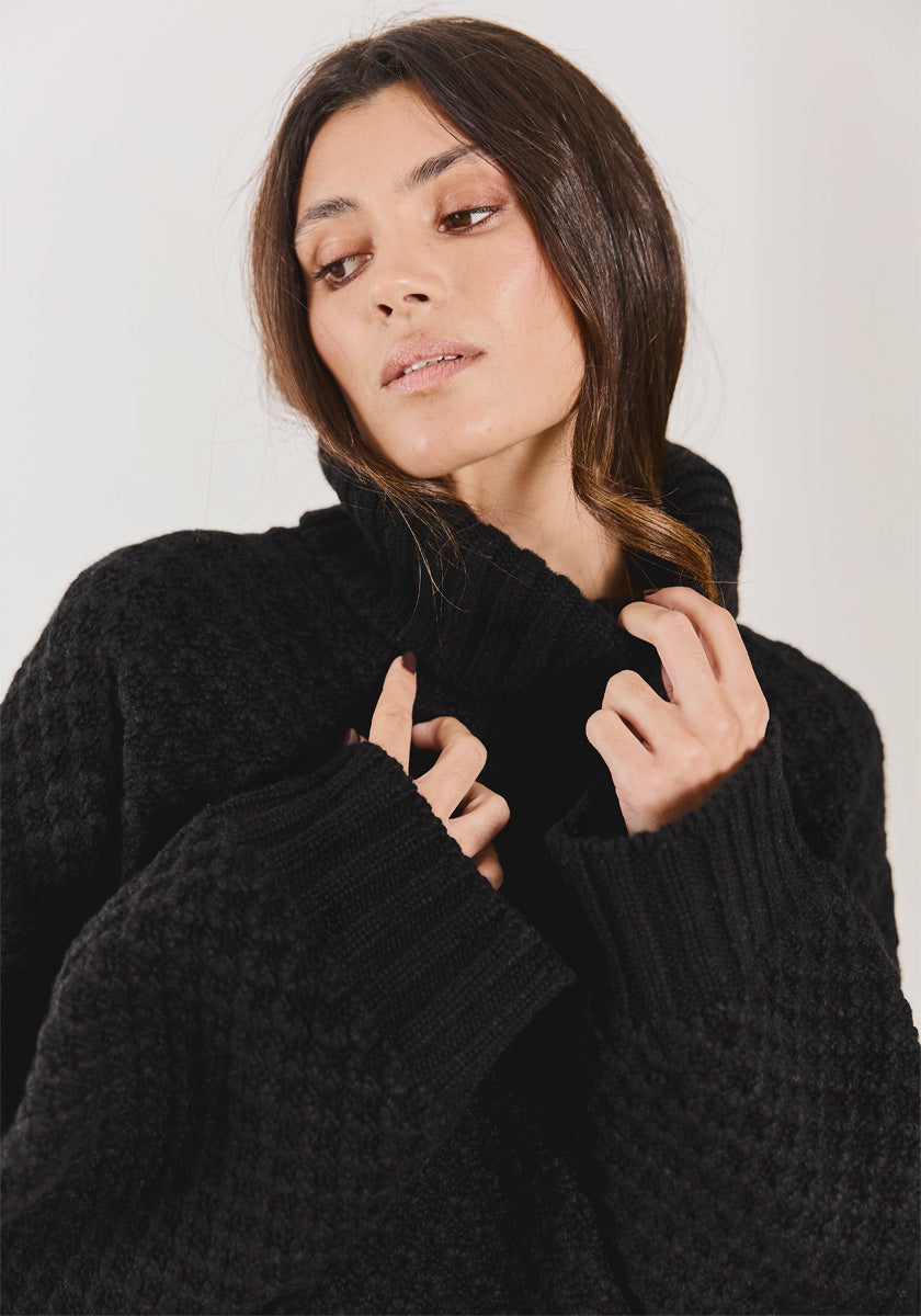 Pull JACINTO Black waffle