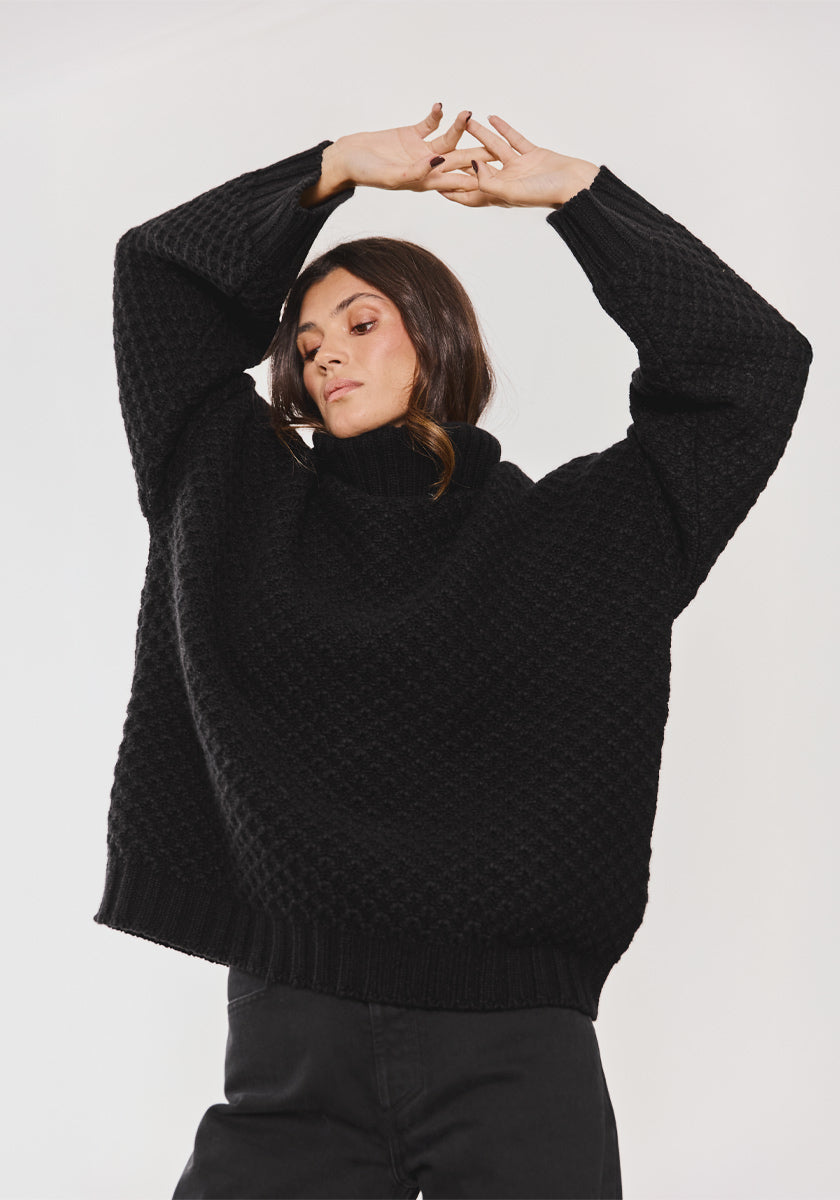 Pull JACINTO Black waffle