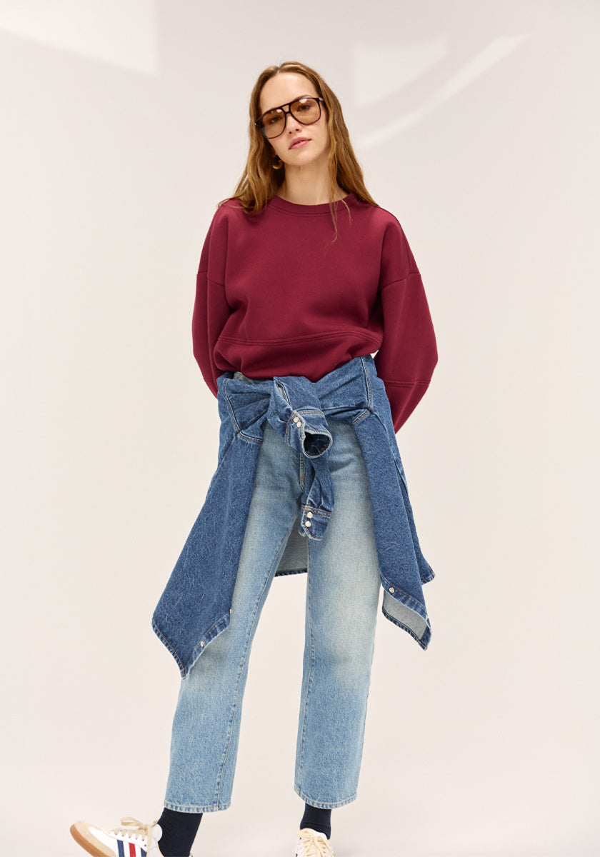 Sweat OBIDOS Bordeaux