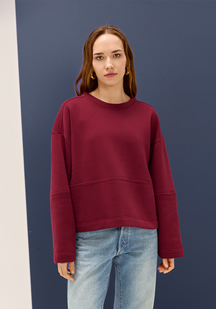 Sweat OBIDOS Bordeaux