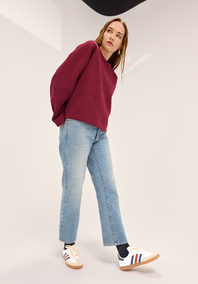 Sweat OBIDOS Bordeaux