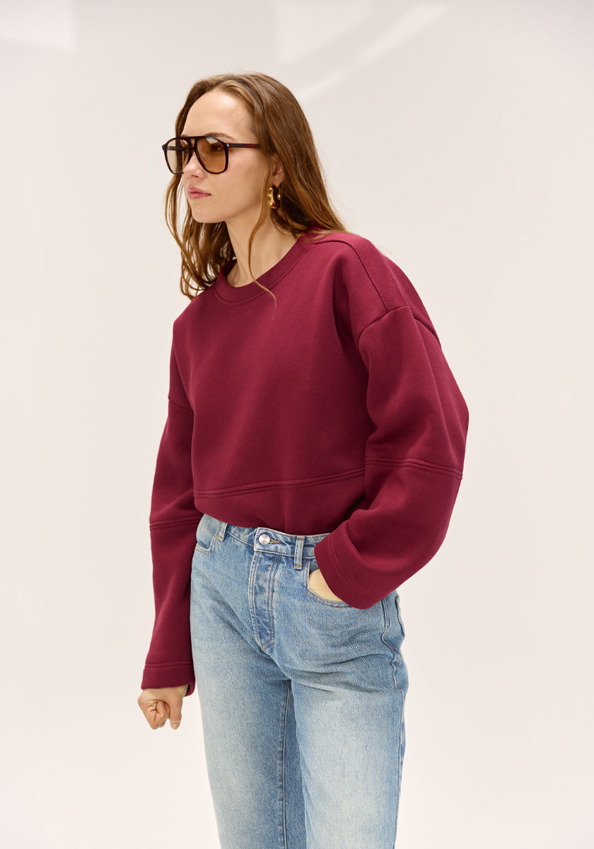 Sweat OBIDOS Bordeaux