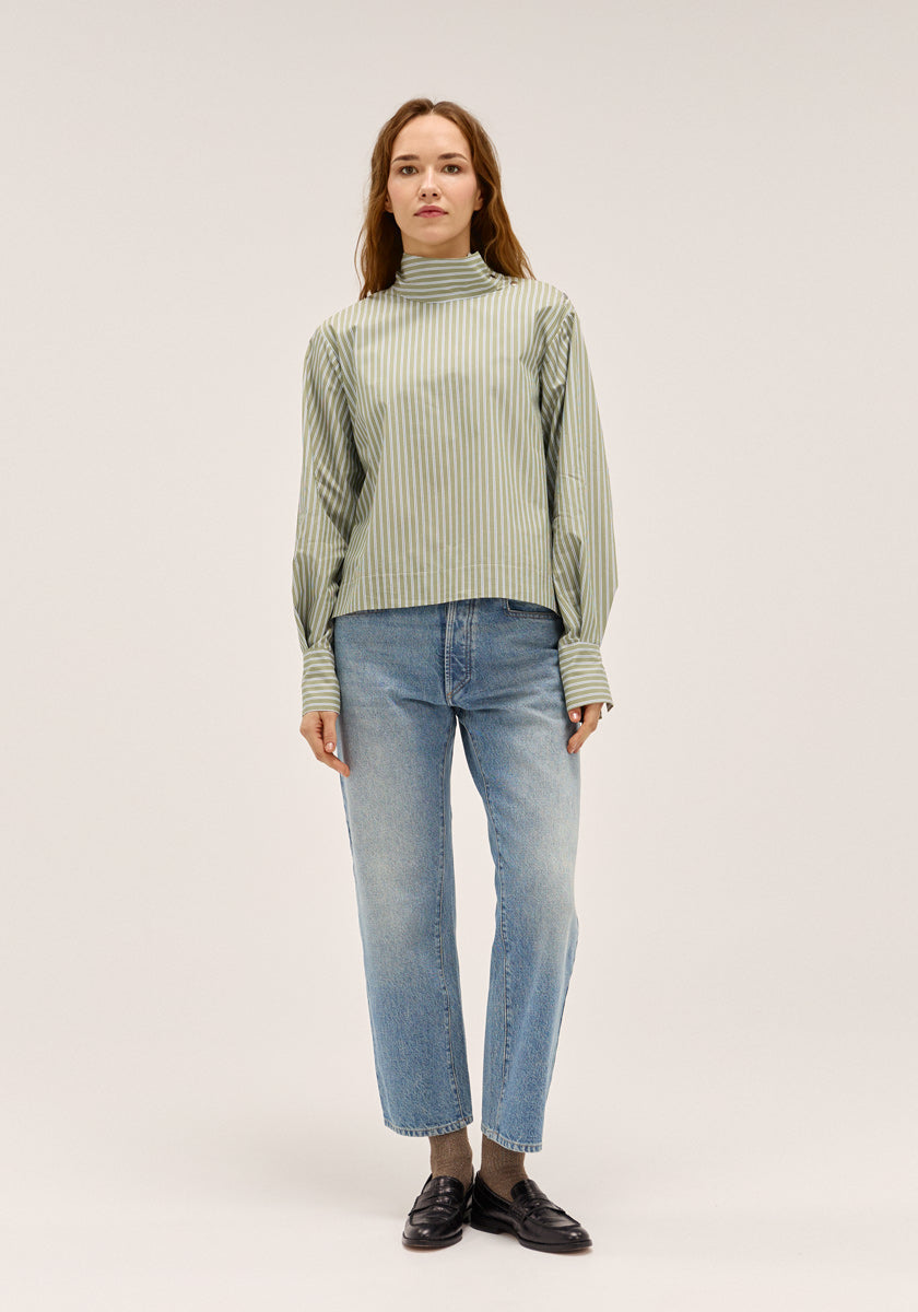 Top IRMAO Kaki stripes