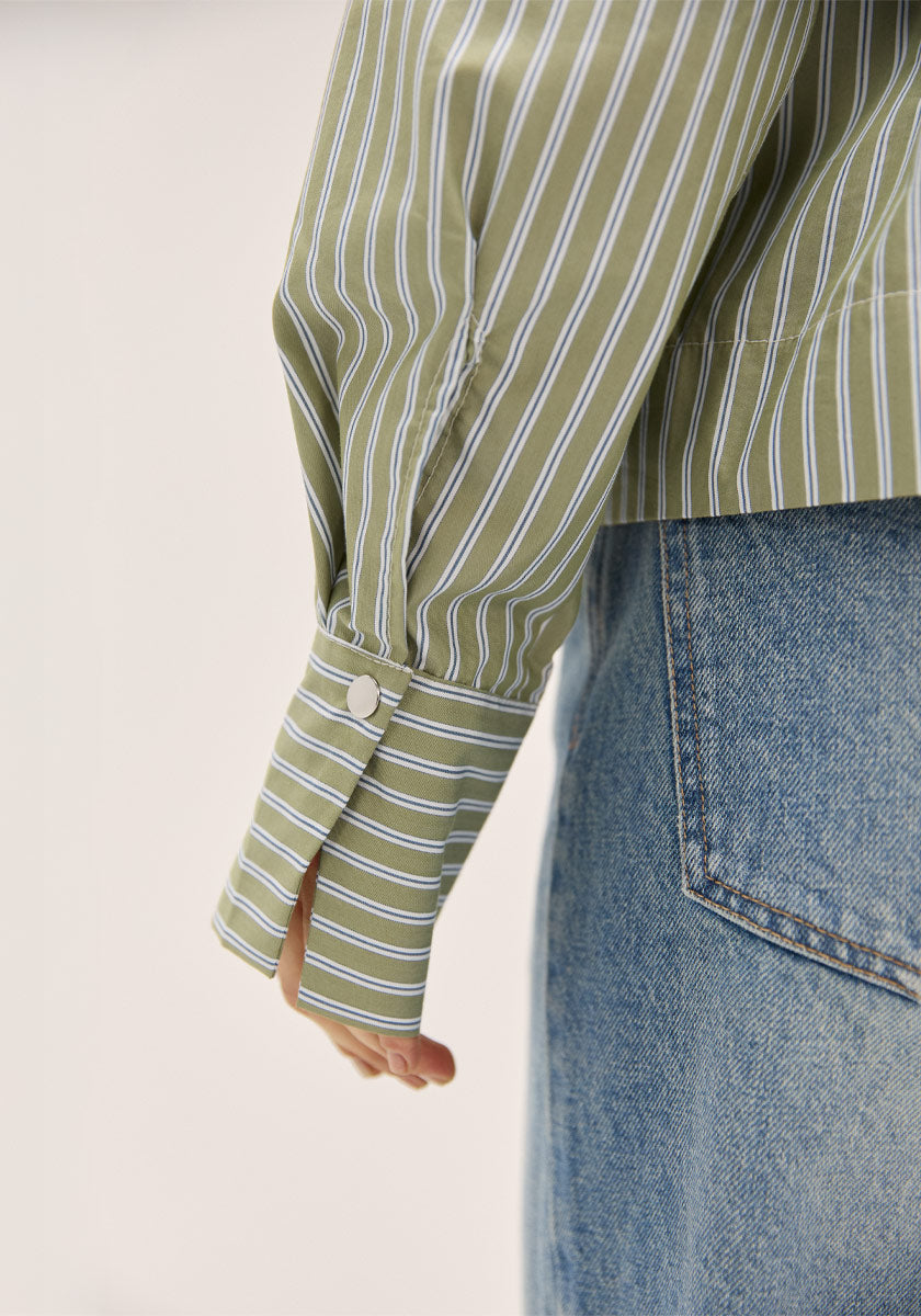 Top IRMAO Kaki stripes