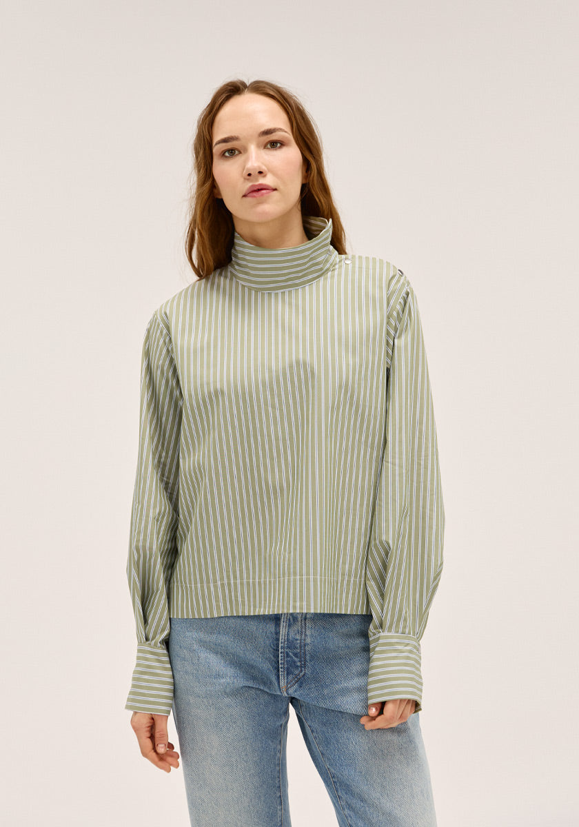 Top IRMAO Kaki stripes