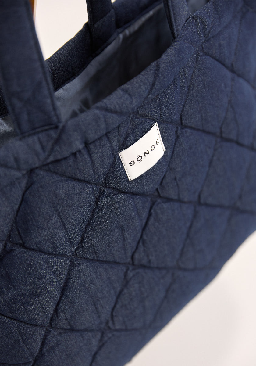 Tote Bag Blue square