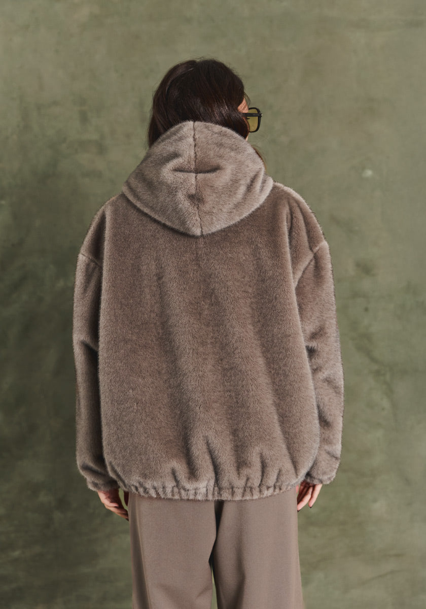 Veste CARMO Fur Marron glacé