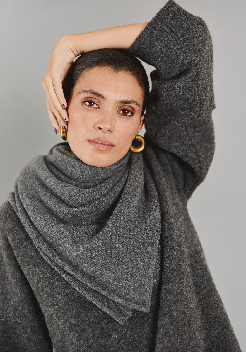 Châle Anthracite
