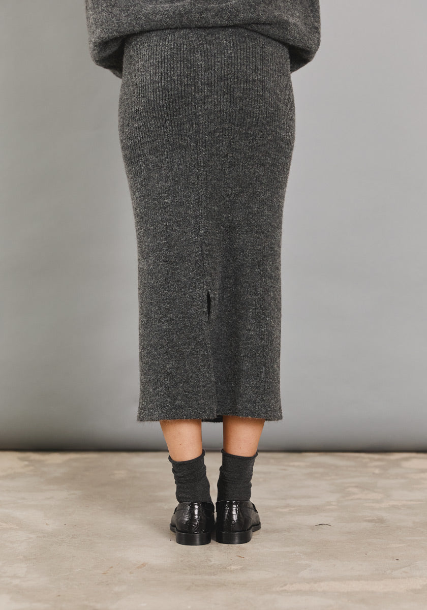 Jupe longue QUINTA Anthracite