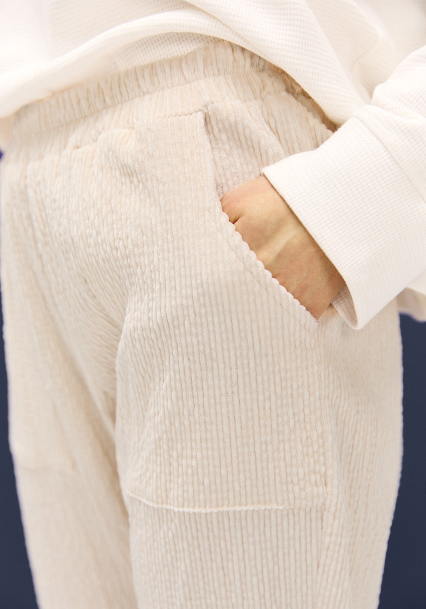 Pantalon FAZ Velours cream