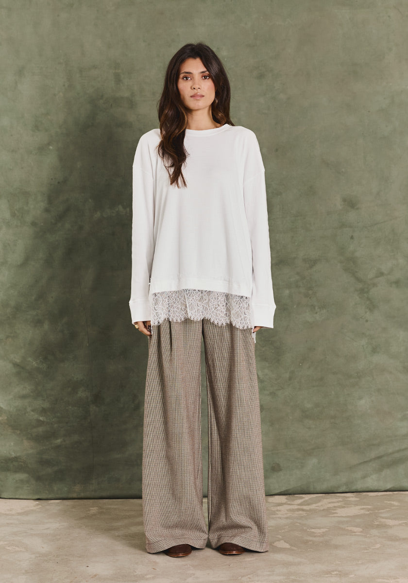 Pantalon GOMES Pied de poule