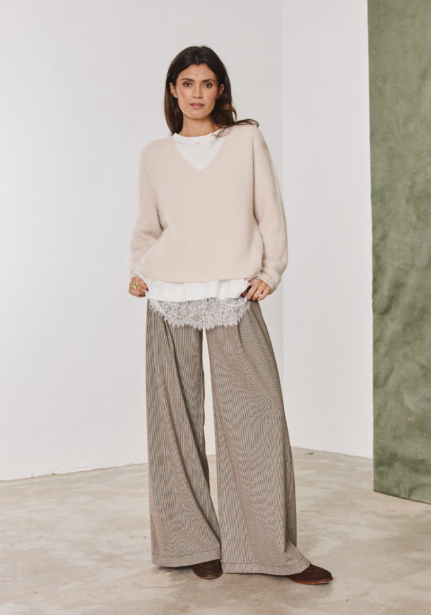 Pantalon GOMES Pied de poule