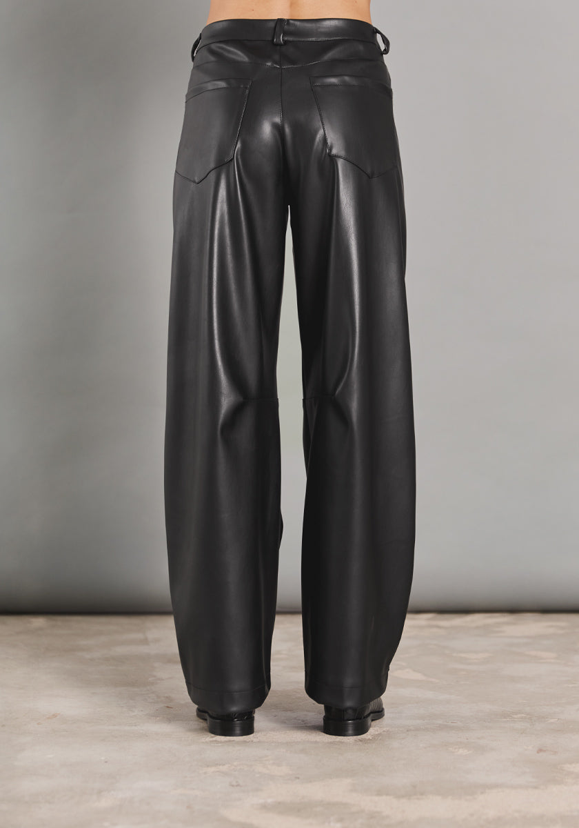 Pantalon MESTRE Simili Black