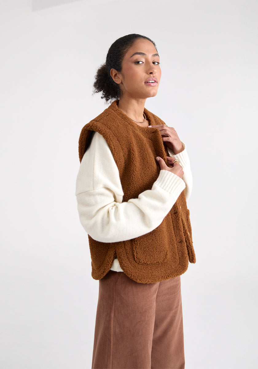 Veste OURO Shearling Cognac