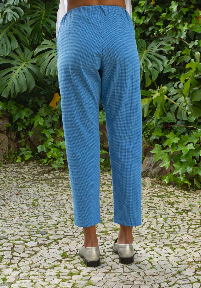 Pantalon FAZ Blue Vichy